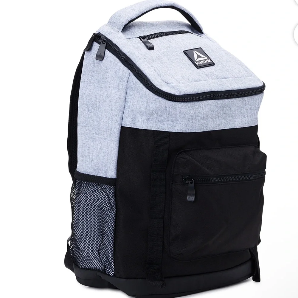Reebok Light Heather Grey & Black Bobbie Top Loader 18.5